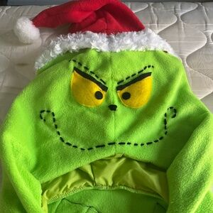 Custom Grinch kimono cardigan Christmas ugly party sweater